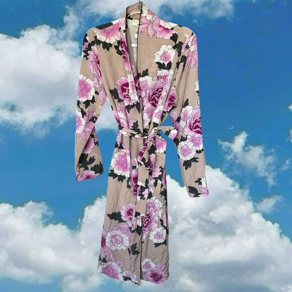 fleur du mal Other - Fleur Du Mal X The Coveteur Floral Robe Silk Size Small / Medium NWT $495